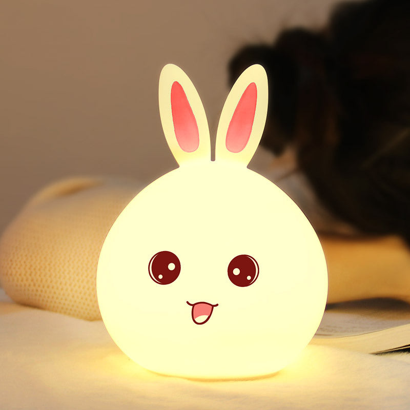 Lapin LED— Veilleuse cute & lumière d’ambiance