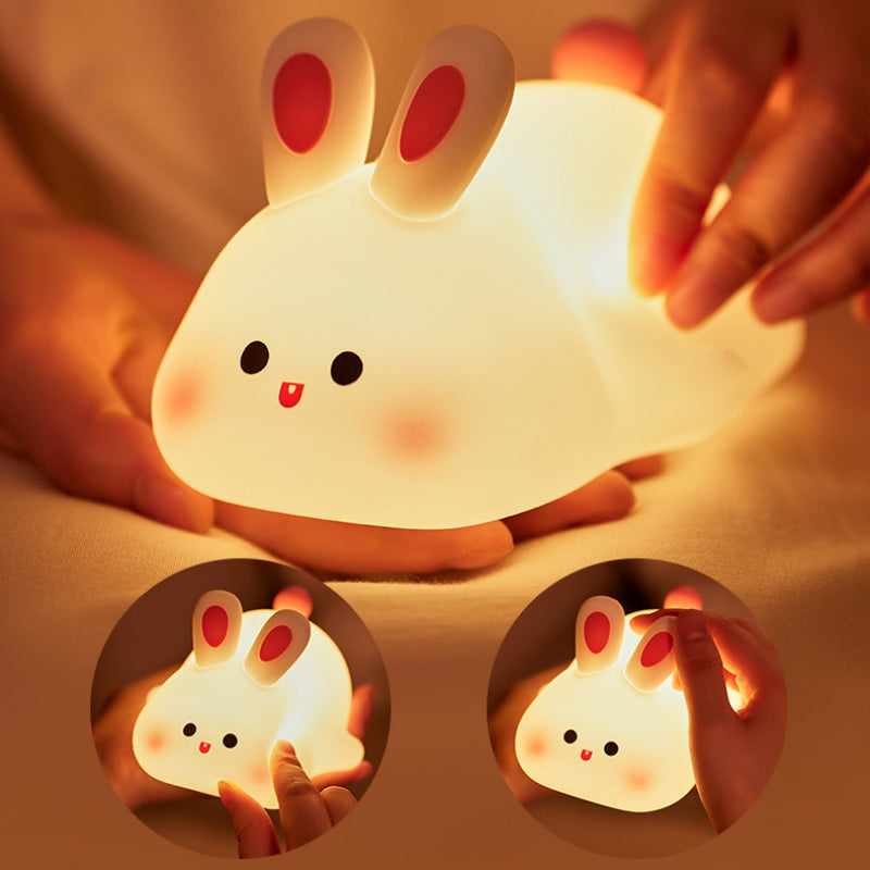 LED Rabbit Lamp — Rechargeable Cute Night Light &amp; Mood Light