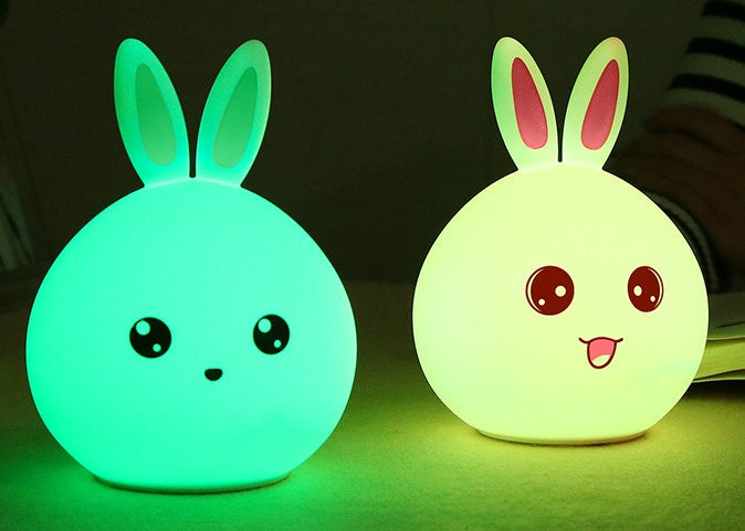 Lapin LED— Veilleuse cute & lumière d’ambiance