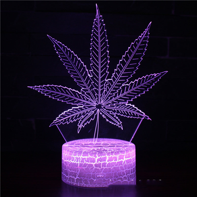 Veilleuse LED – Plaque Acrylique  (16 Couleurs)