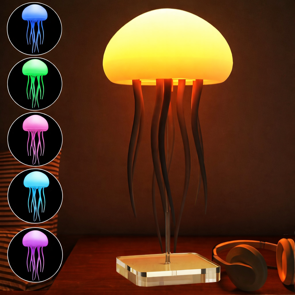 Lampe Méduse LED RGB – Ambiance relaxante
