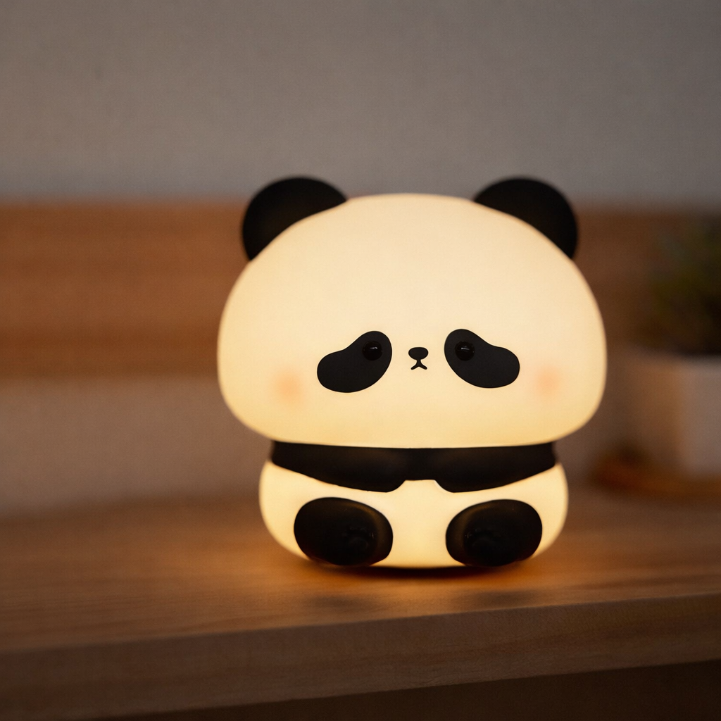 Veilleuse Panda LED  Silicone – Lumière Douce