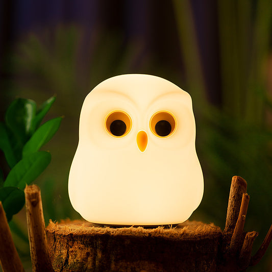 Veilleuse Hibou LED – Lumière Douce & Mode Couleurs